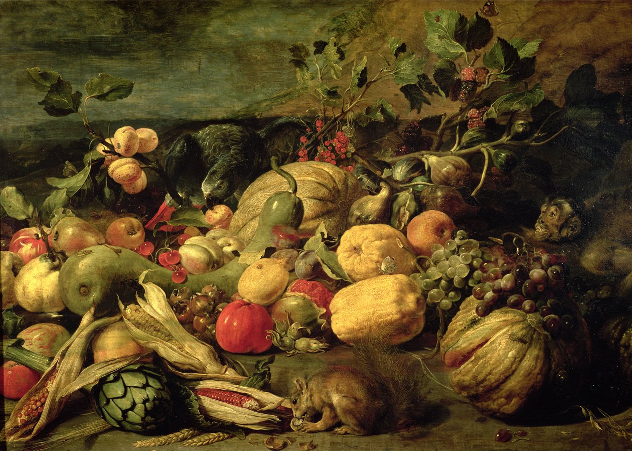 Martwa natura z owoców i warzyw autorstwa Frans Snyders or Snijders