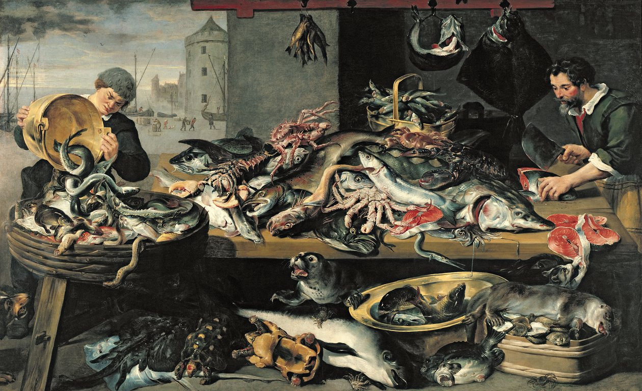 Targ Rybny autorstwa Frans Snyders or Snijders