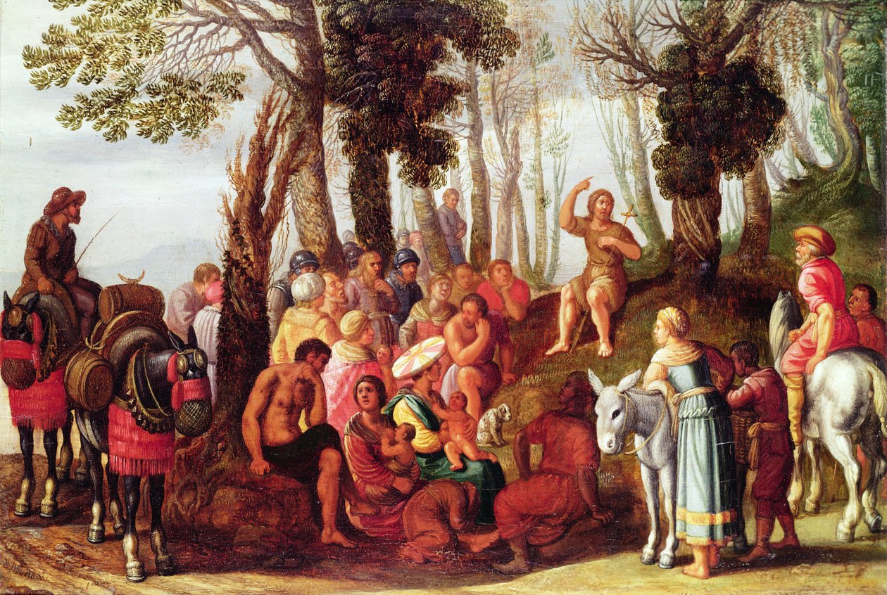 Głoszenie Jana Chrzciciela autorstwa Frans the Elder Francken