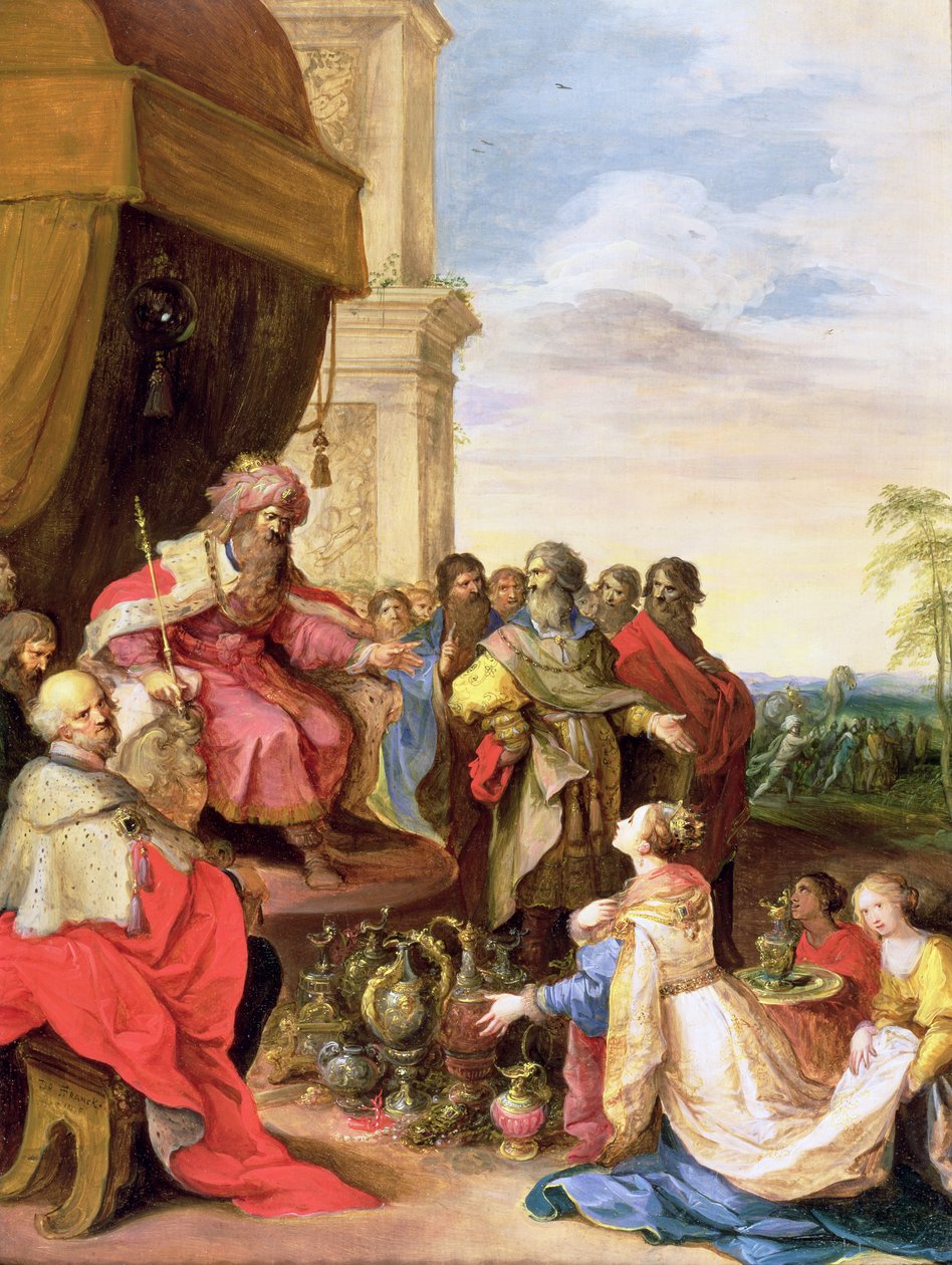 Salomon i królowa Saby autorstwa Frans the Elder Francken