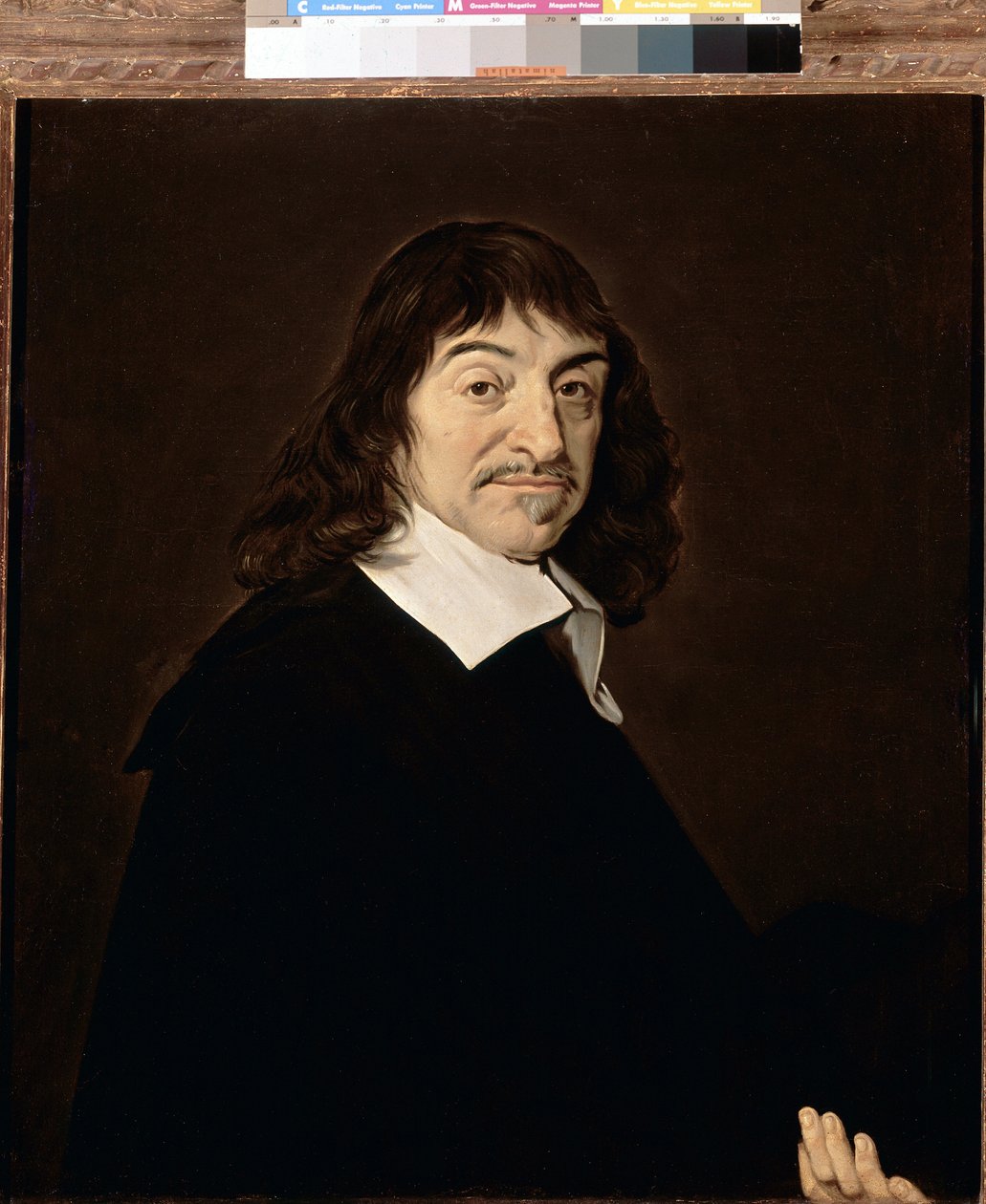 Portret Rene Descartesa, francuskiego filozofa autorstwa Frans (after) Hals