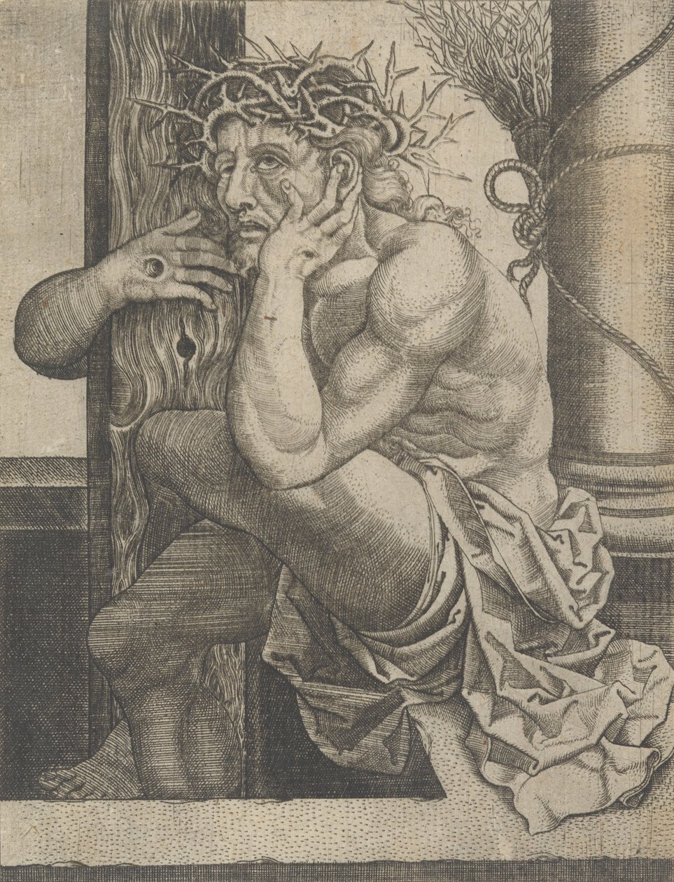 Chrystus jako Mąż Bolesny, ok. 201 1522-25. autorstwa Frans Crabbe van Espleghem