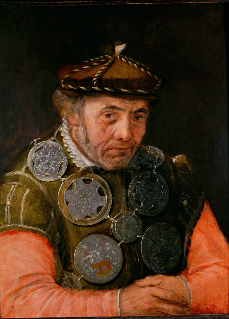 Posłaniec izby lub gildii retorów ... autorstwa Frans Floris