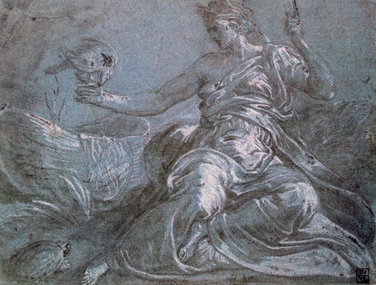 Alegoria dotyku, c1516-1570 autorstwa Frans Floris