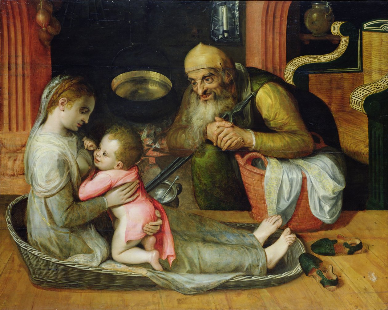 Święta Rodzina, ok.1554 autorstwa Frans Floris