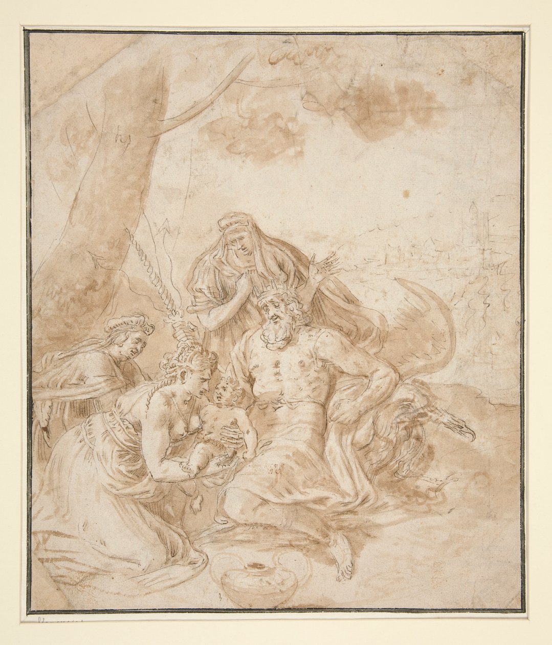 Narodziny Bachusa autorstwa Frans Floris the Elder