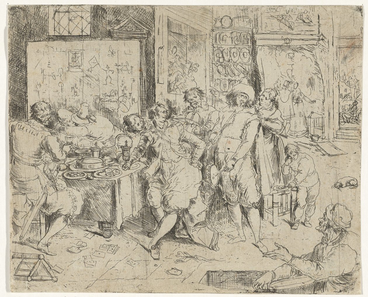 Syn marnotrawny trwoni swoje dziedzictwo autorstwa Frans Francken (III)