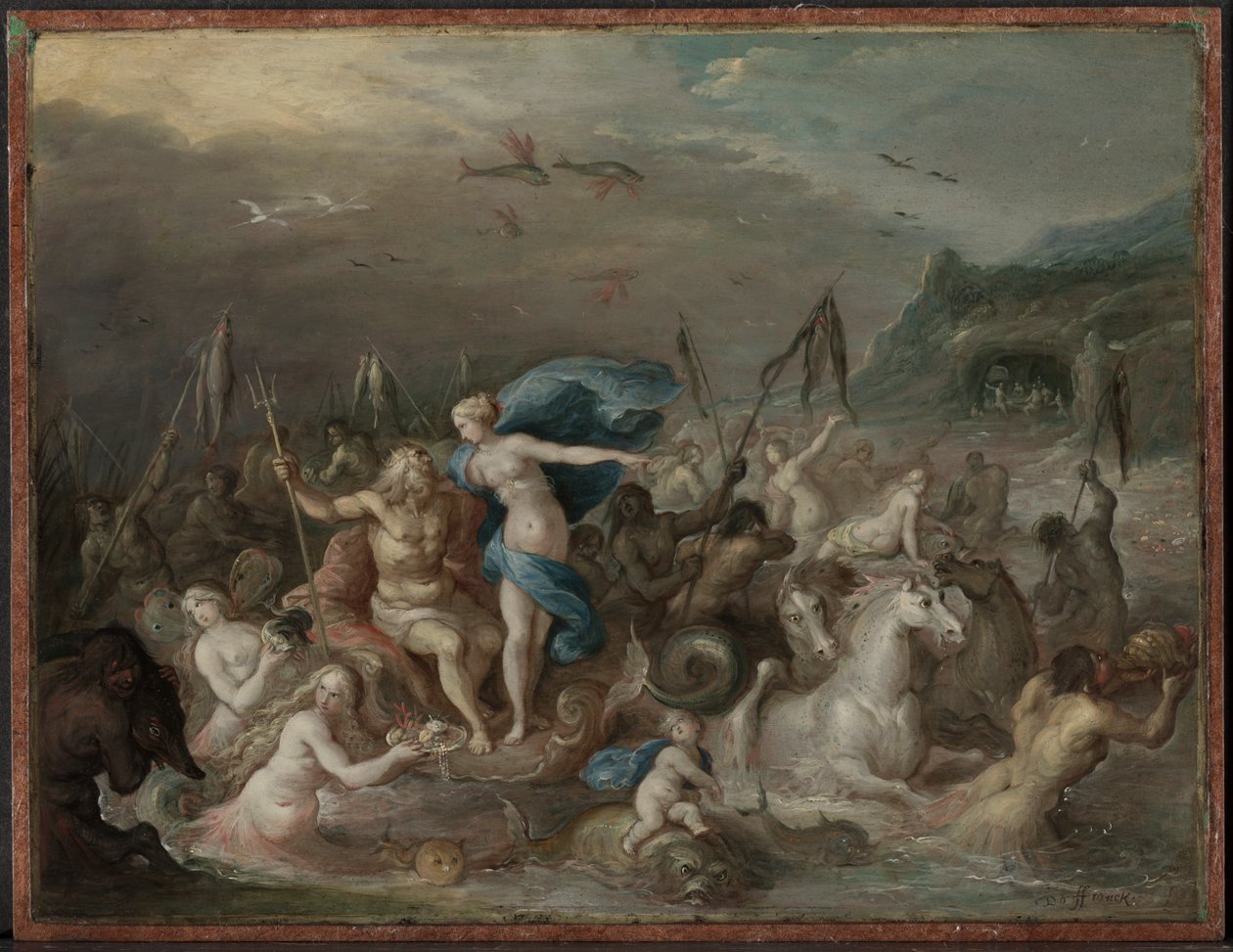 Triumf Neptuna i Amfitryty autorstwa Frans Francken