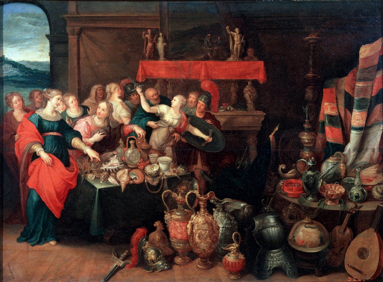 „Rozpoznany Achilles”, 1620s. autorstwa Frans Francken II