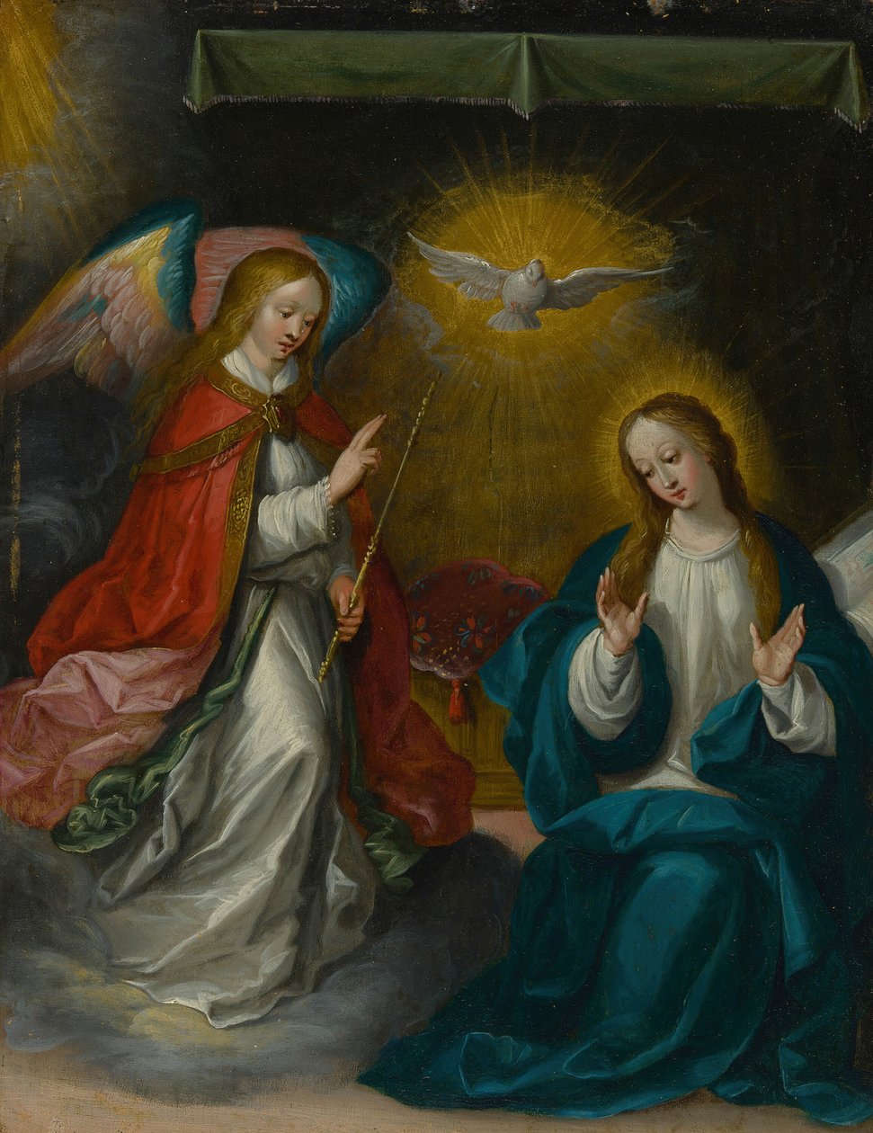 Zwiastowanie, c. 1620. autorstwa Frans Francken II