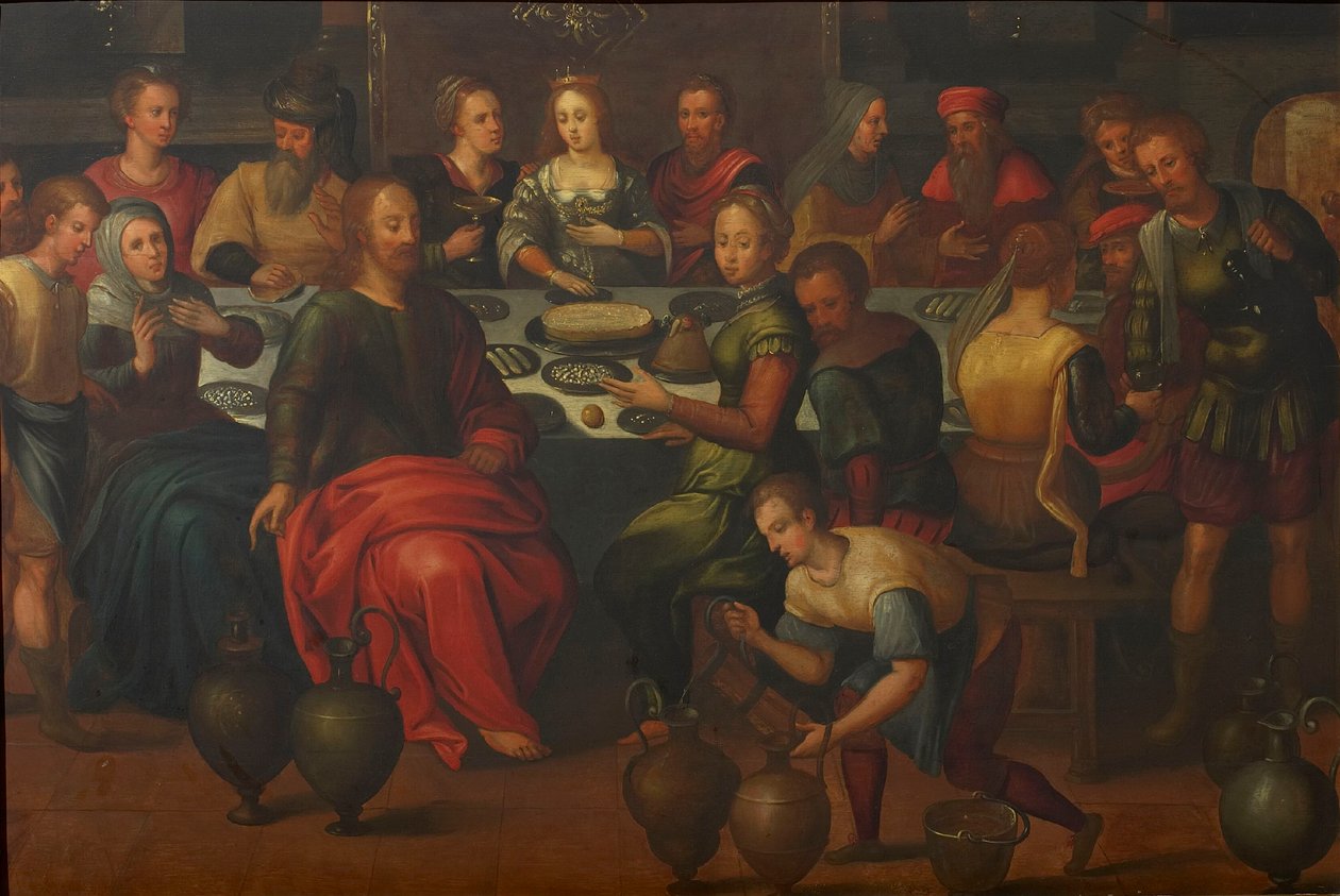 Uczta weselna w Kanie. autorstwa Frans Francken the Elder