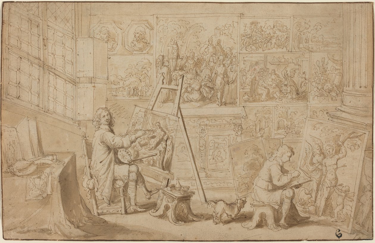 Pracownia Artysty [recto] autorstwa Frans Francken the Younger