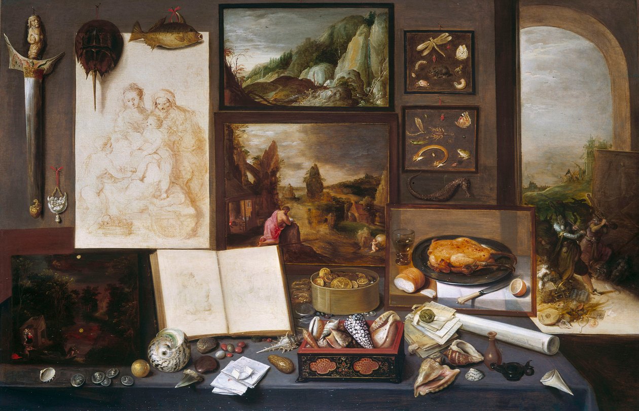 Gabinet kolekcjonera autorstwa Frans Francken the Younger