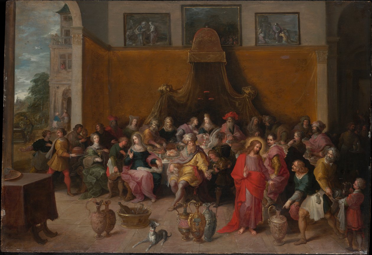 Małżeństwo w Kana autorstwa Frans Francken the Younger