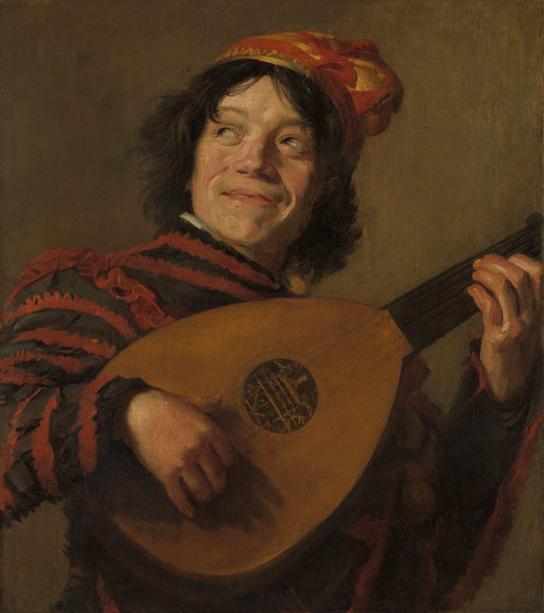 Gracz na lutni autorstwa Frans Hals (copy after)