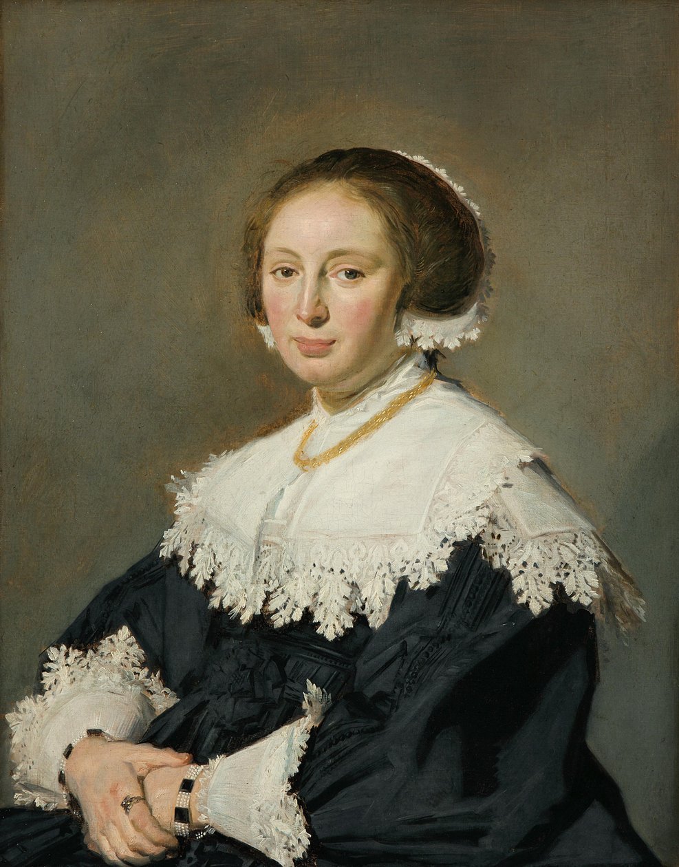 niemiecki: Bildnis einer Frau Portret kobiety autorstwa Frans Hals
