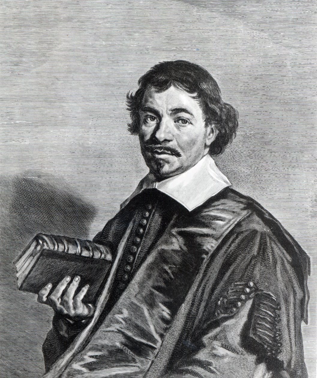Johannes Hoornbeek, grawerowane przez Jonasa Suyderhoefa autorstwa Frans Hals