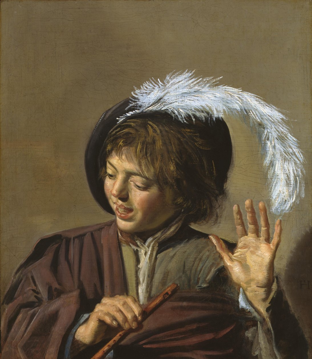 Chłopiec z fletem autorstwa Frans Hals