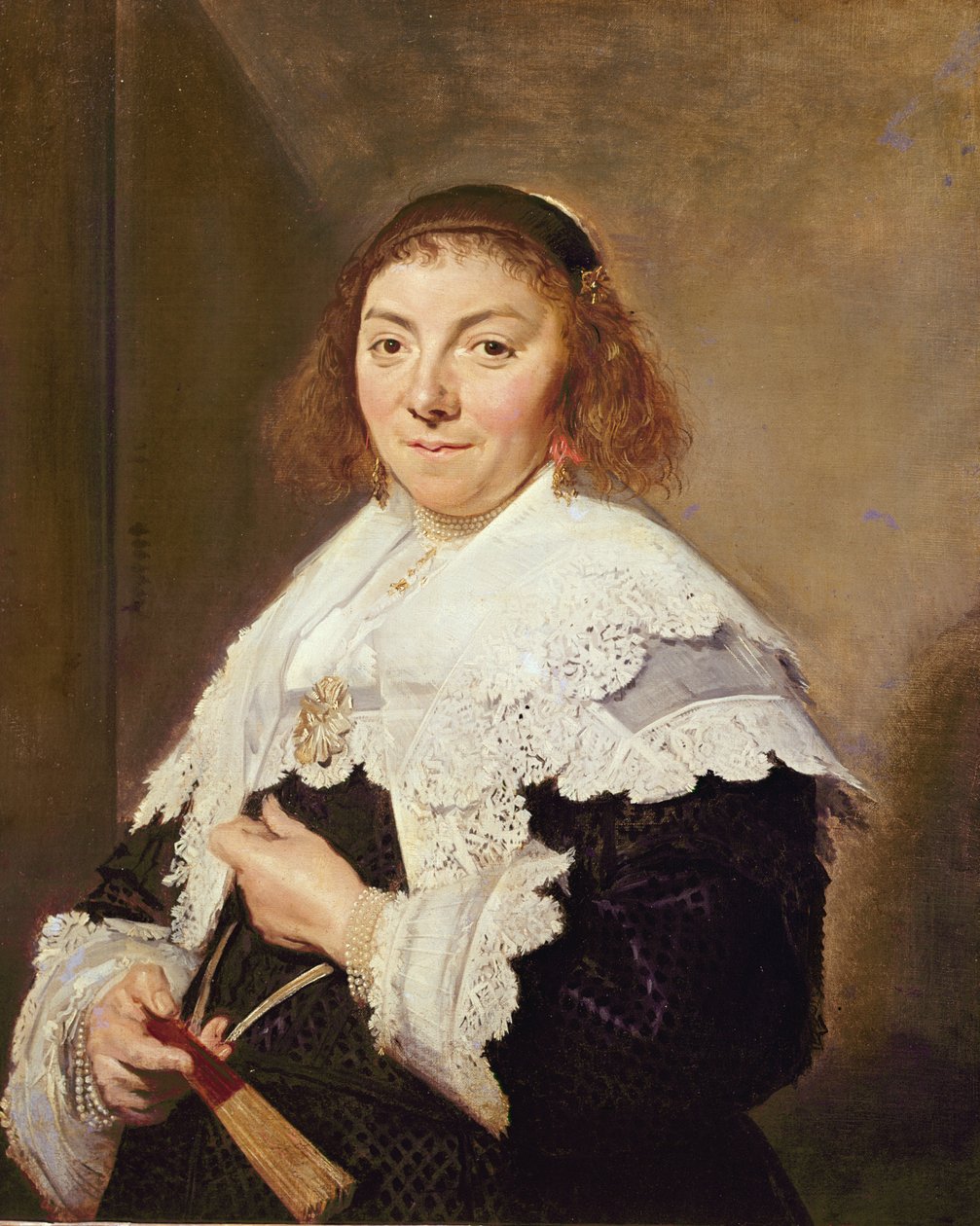 Maria Pietersdatter Olycann, żona Andriesa van der Horna, 1638 autorstwa Frans Hals