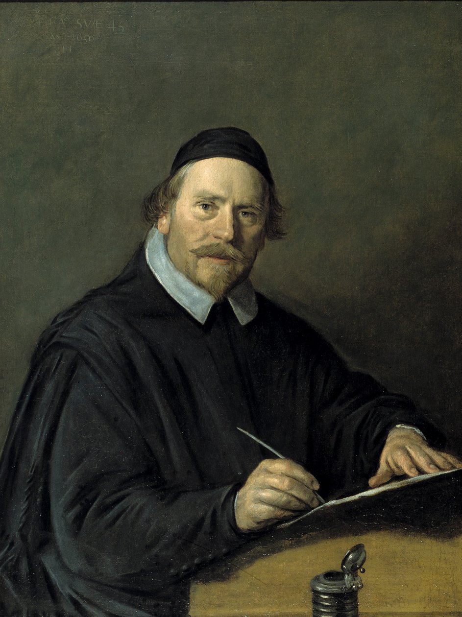 Nicolaas Stenius lub Nicolaas van der Steen, katolicki pastor w Akersloot w 1650 r. autorstwa Frans Hals