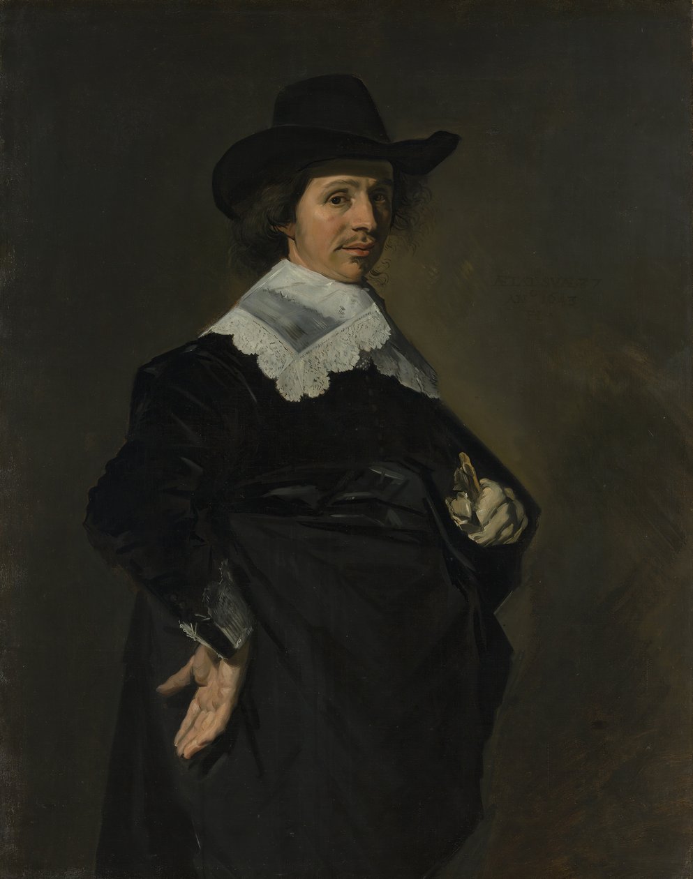 Paul Verschuur 1606-1667, 1643. autorstwa Frans Hals