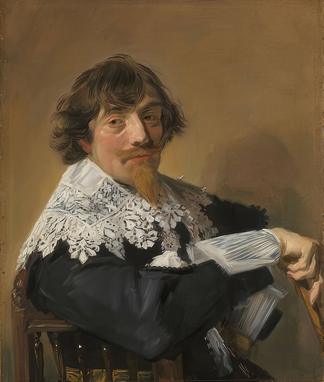 Portret mężczyzny. Około 1635 autorstwa Frans Hals