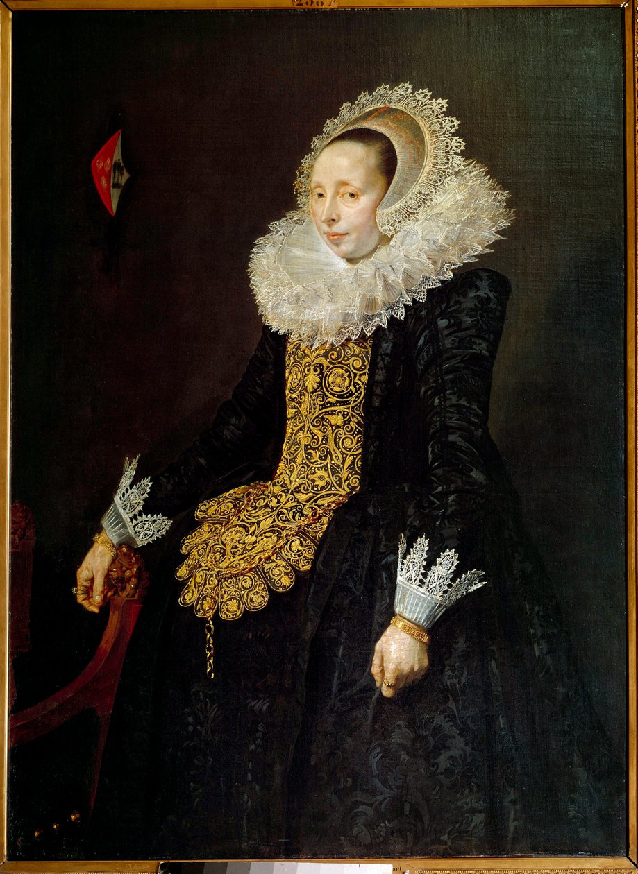Portret Katarzyny Both van der Een, trzecia żona – Paulus van Beresteyn Obraz Fransa Halsa l