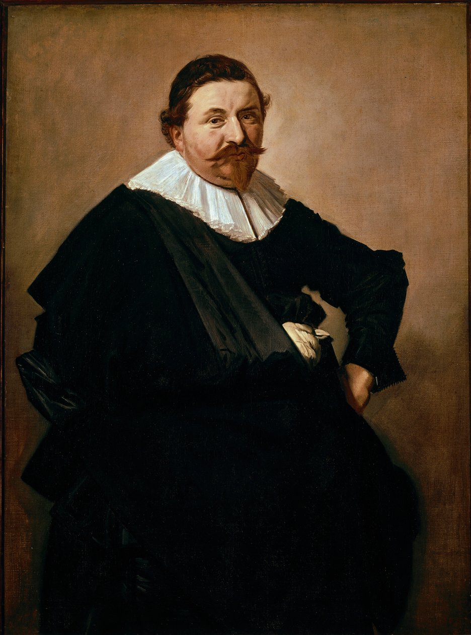 Portret Lucasa de Clercqa, belgijskiego kupca wyrobów tkackich. Obraz Fransa Halsa (1580-1666), ok. 1627 r. Olej na płótnie. Wymiary: 126,5x93cm. Amsterdam, Rijksmuseum autorstwa Frans Hals