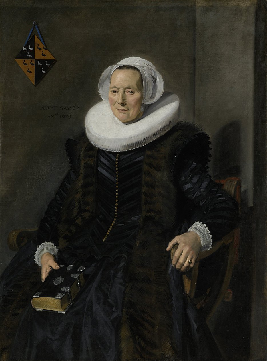 Portret Maritge Claesdr Vooght autorstwa Frans Hals