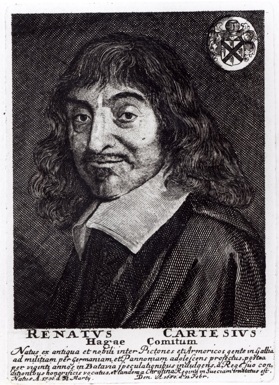 Portret Rene Kartezjusza (1596-1650) autorstwa Frans Hals