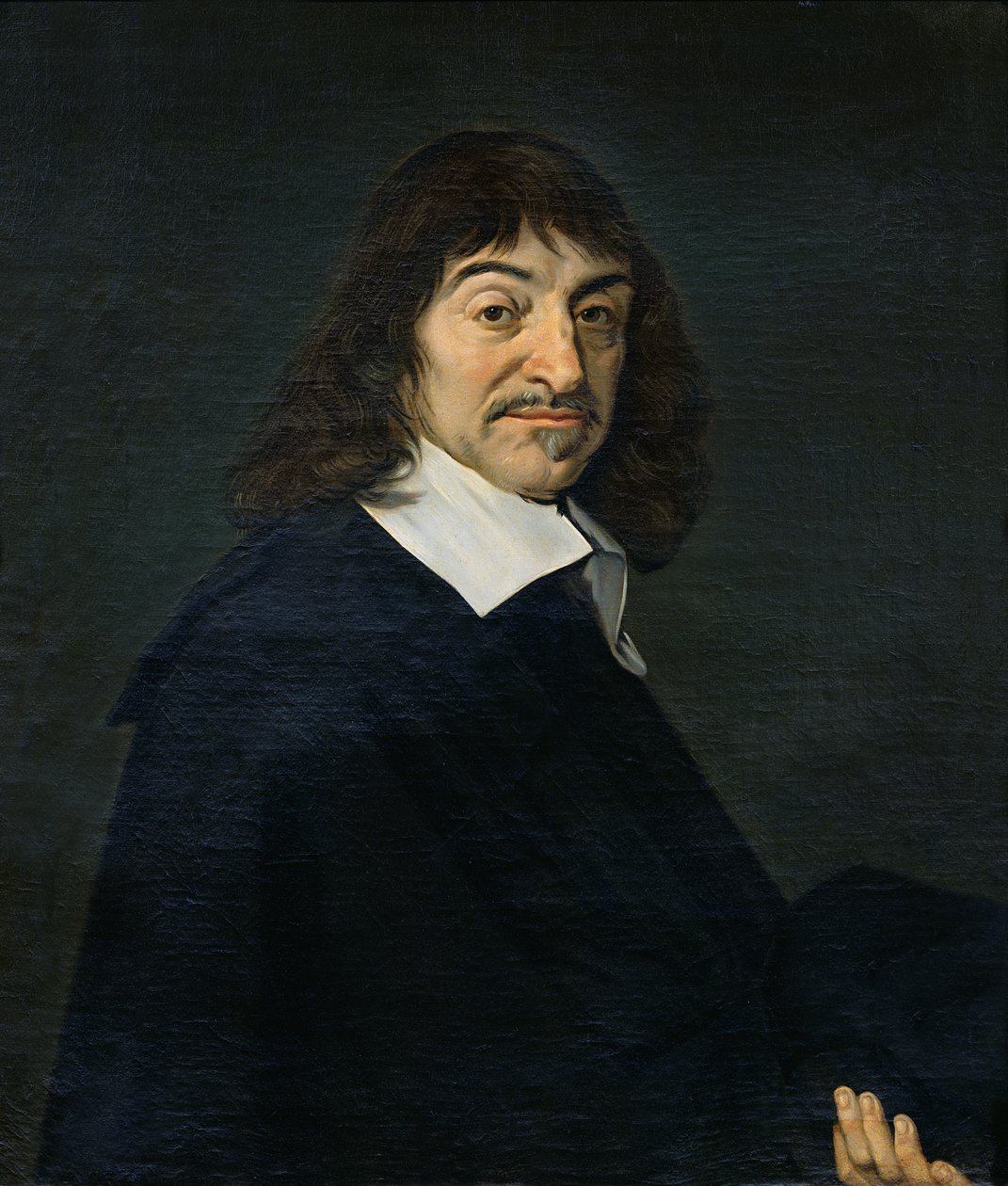 Portret Rene Kartezjusza (1596-1650) ok. 1649 autorstwa Frans Hals