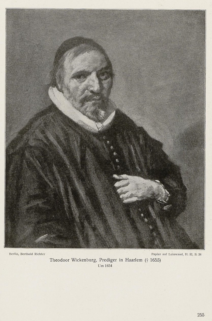 Portret Theodorusa Wikenburga autorstwa Frans Hals