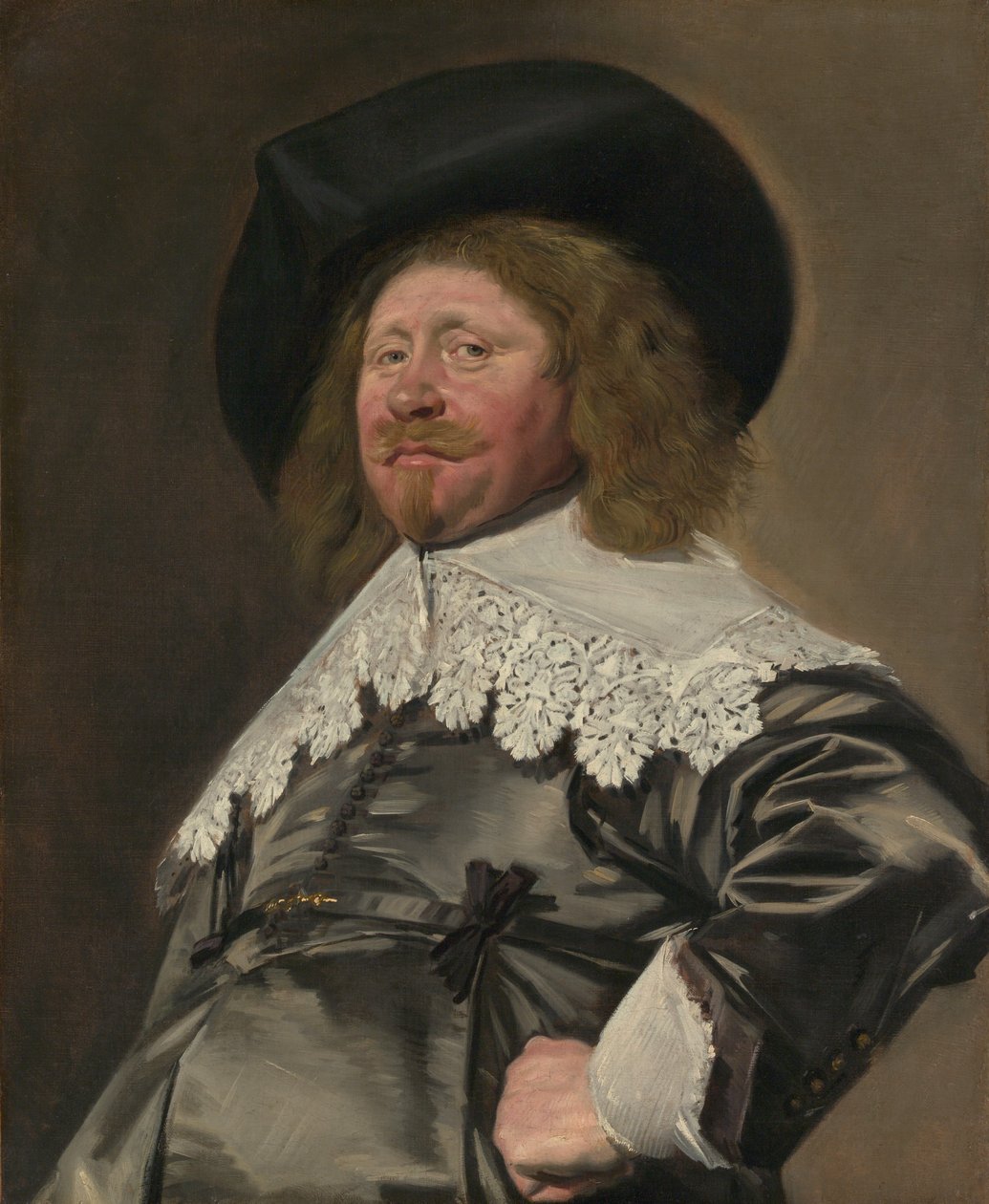 Portret mężczyzny, prawdopodobnie Nicolaes Pietersz Duyst van Voorhout, ok. 1636-38. autorstwa Frans Hals