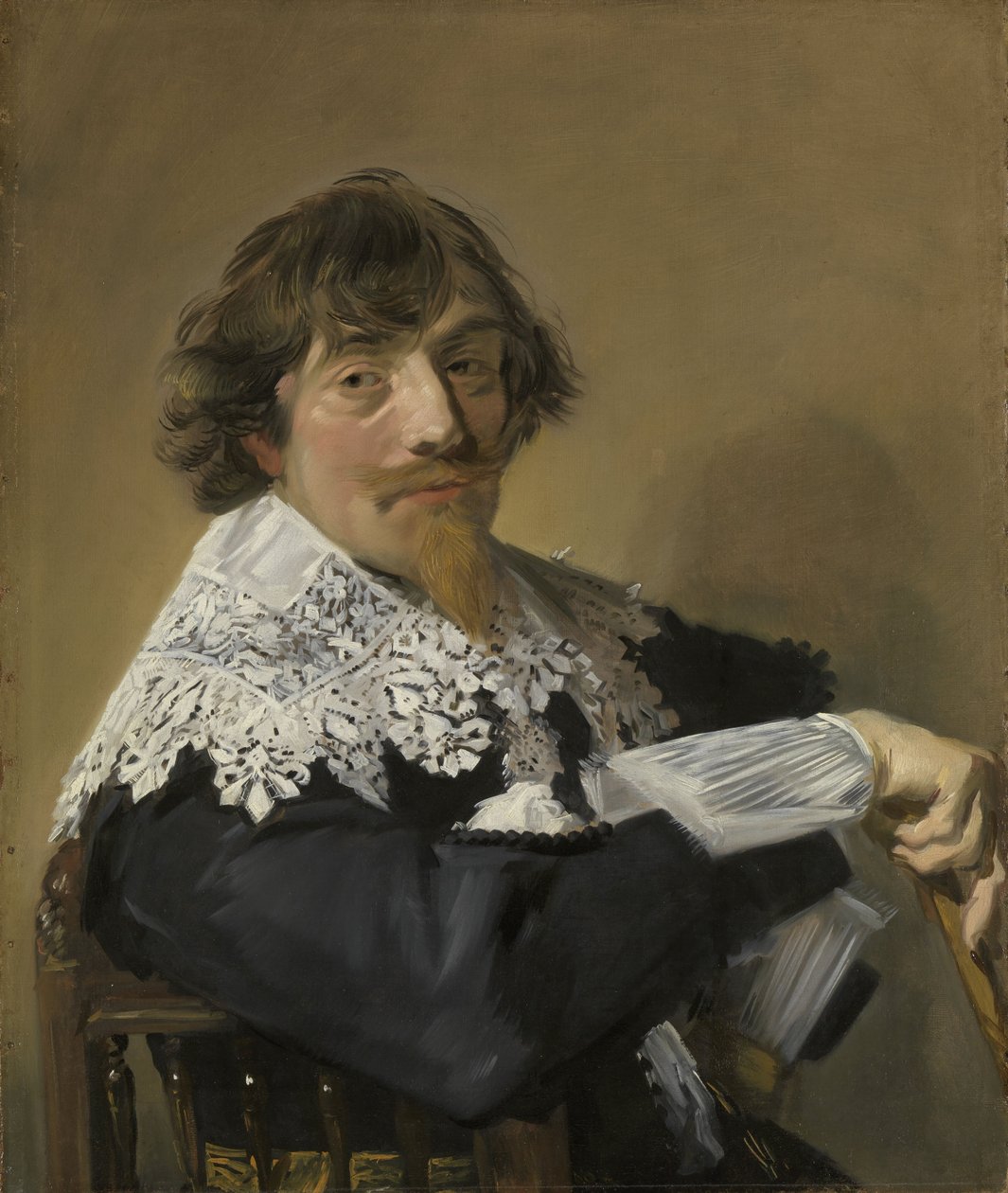 Portret mężczyzny, ok. 1635 autorstwa Frans Hals