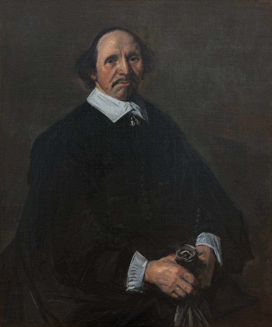 Portret mężczyzny, ok. 1655-60 (olej na płótnie) autorstwa Frans Hals