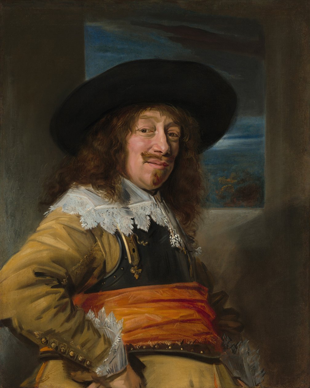 Portret członka Straży Miejskiej Haarlemu autorstwa Frans Hals
