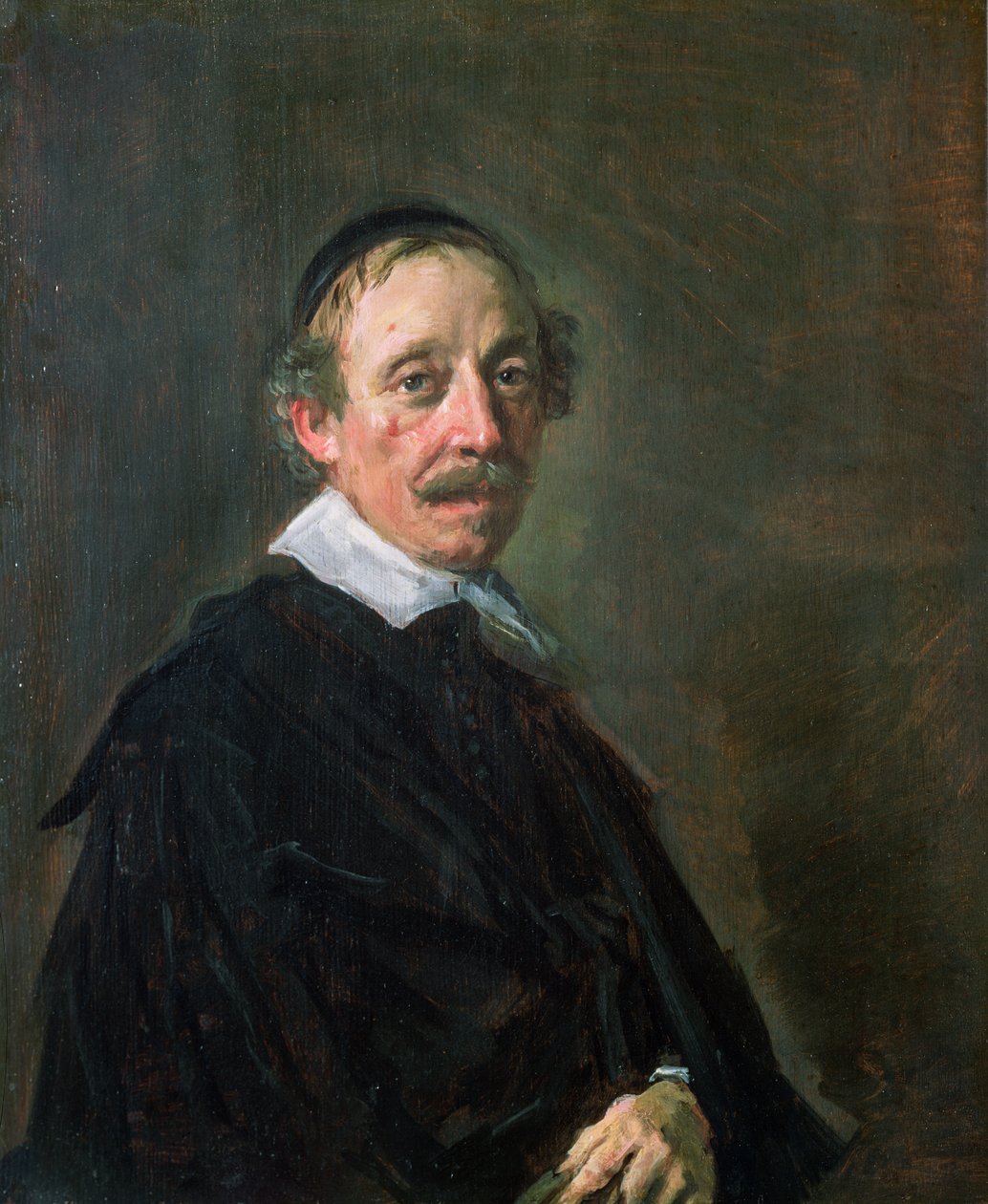 Portret kaznodziei, ok. 1658-60 (panel) autorstwa Frans Hals