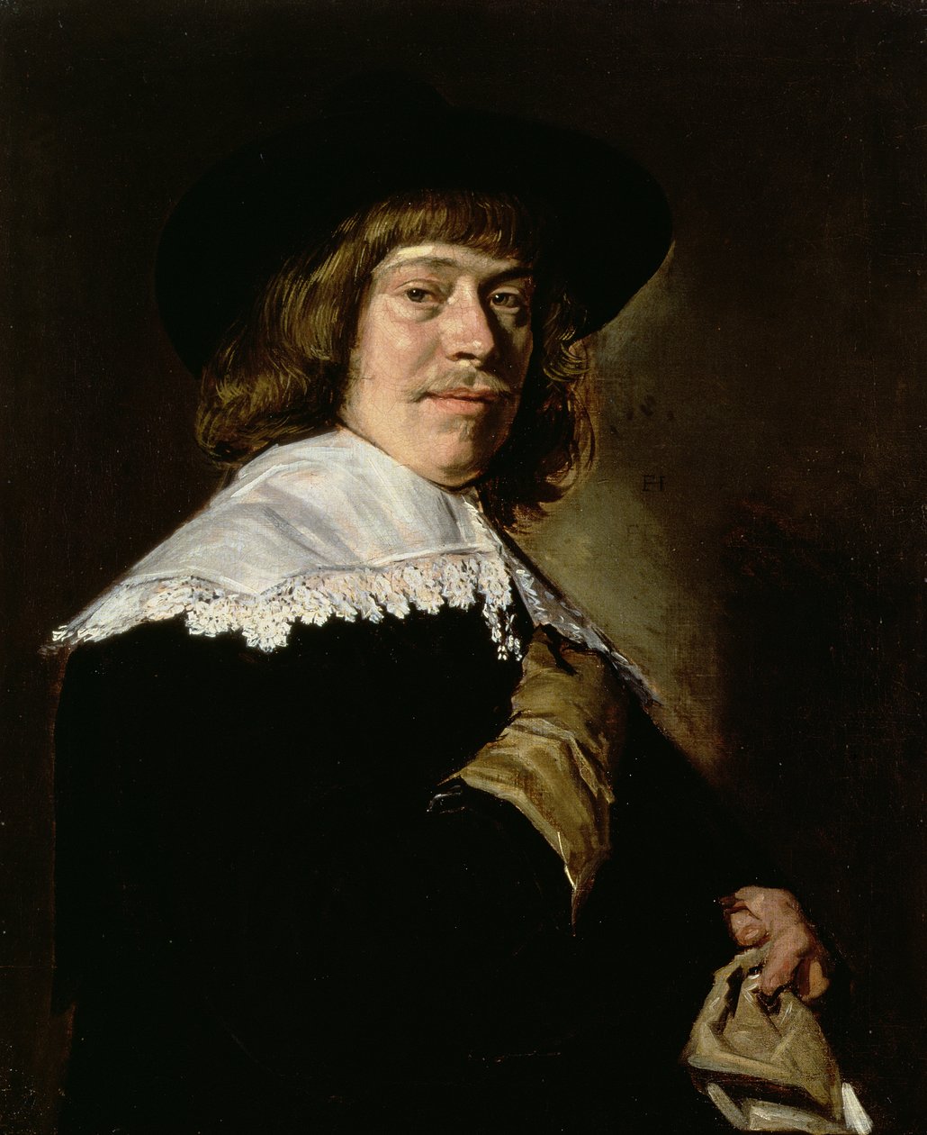 Portret młodzieńca w rękawiczce, ok. 1640 (olej na płótnie) autorstwa Frans Hals