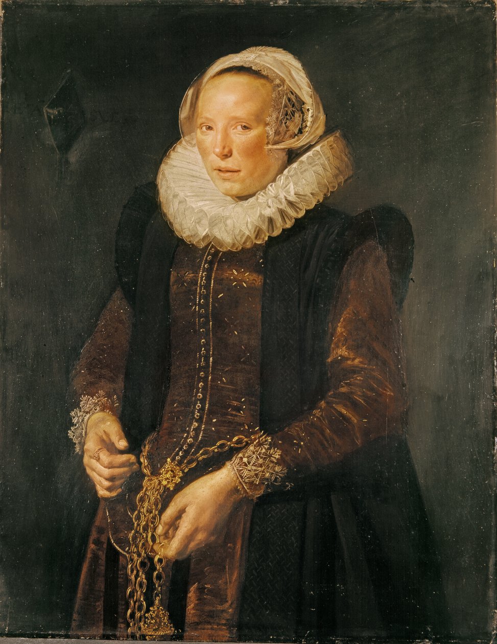 Portret kobiety, ok. 1611 (olej na płótnie) autorstwa Frans Hals