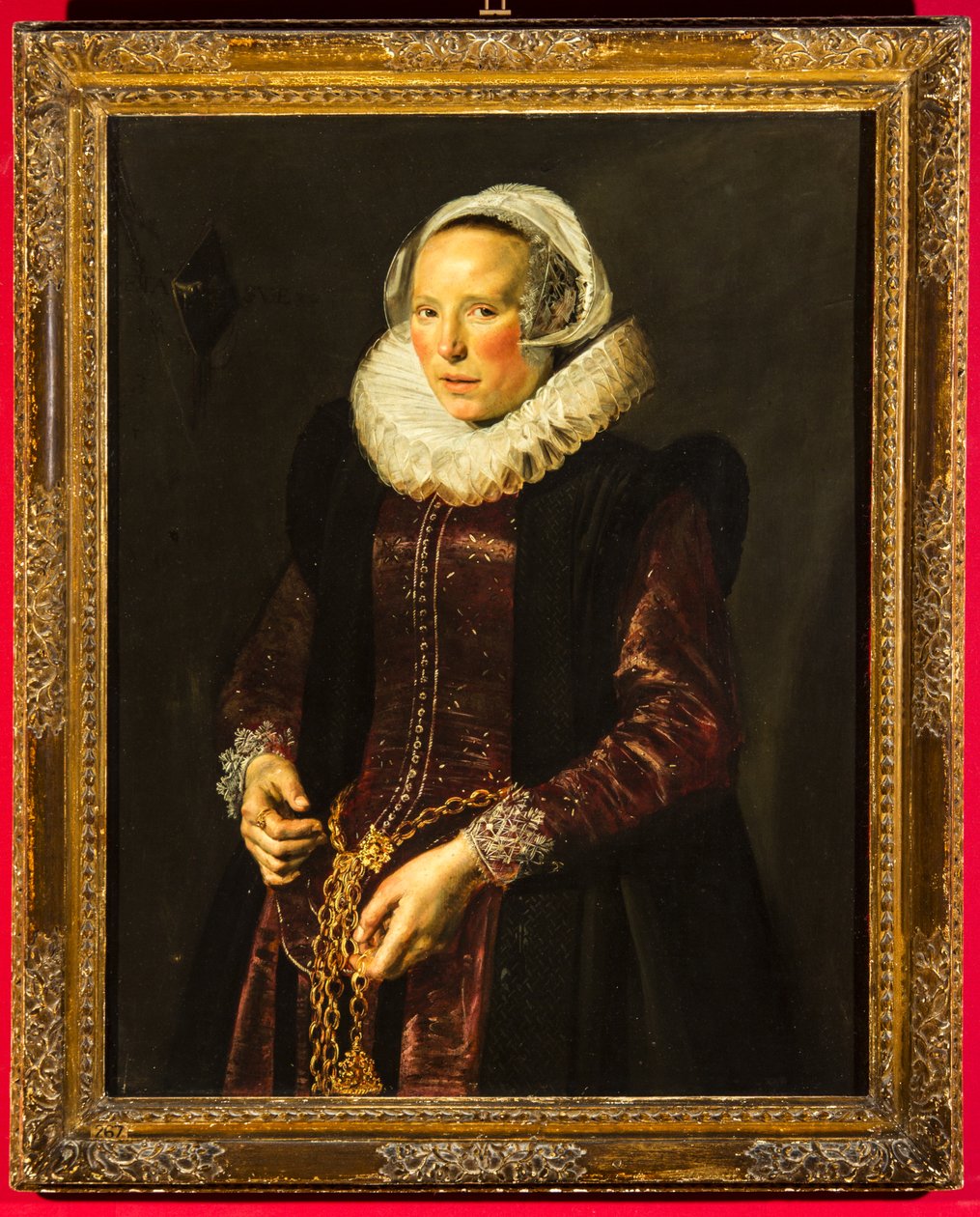 Portret kobiety, ok. 1611 (olej na desce) autorstwa Frans Hals