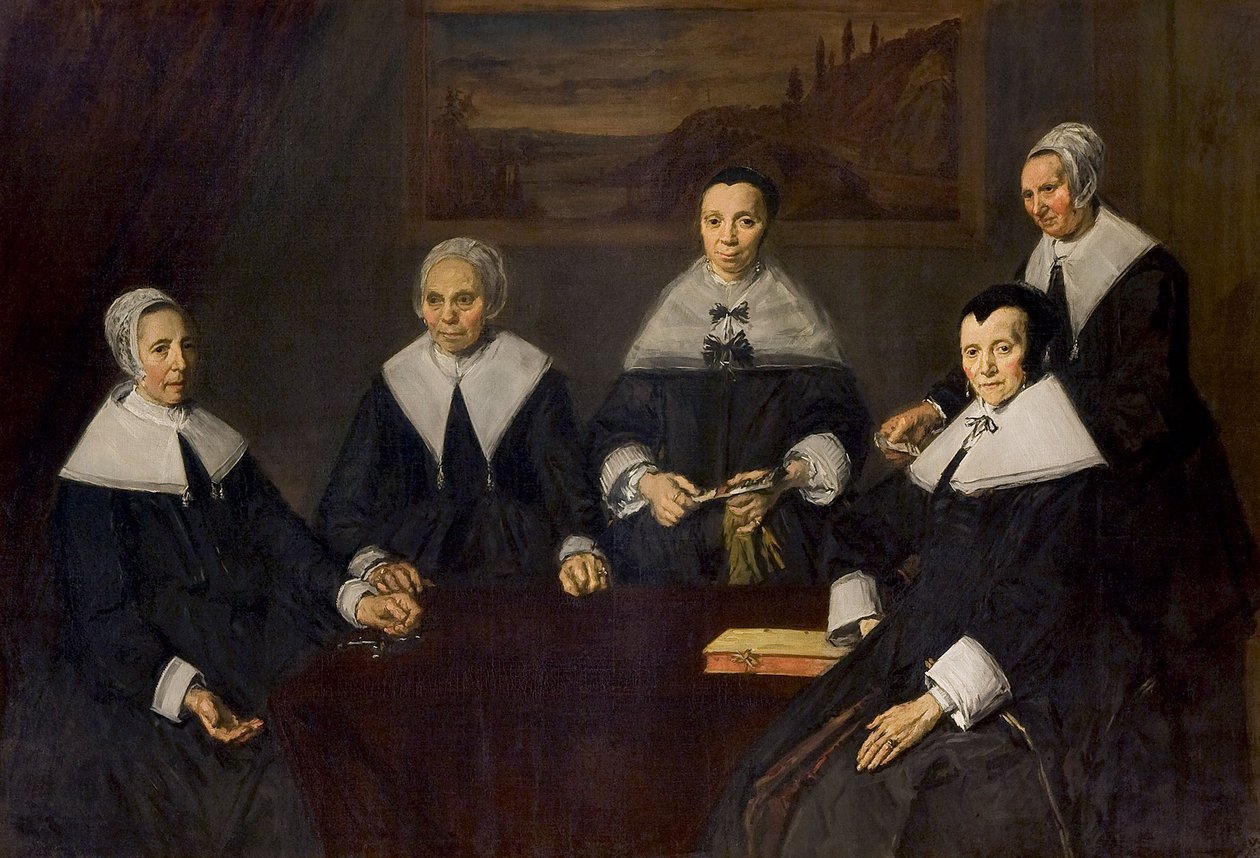 Regentki domu starców autorstwa Frans Hals