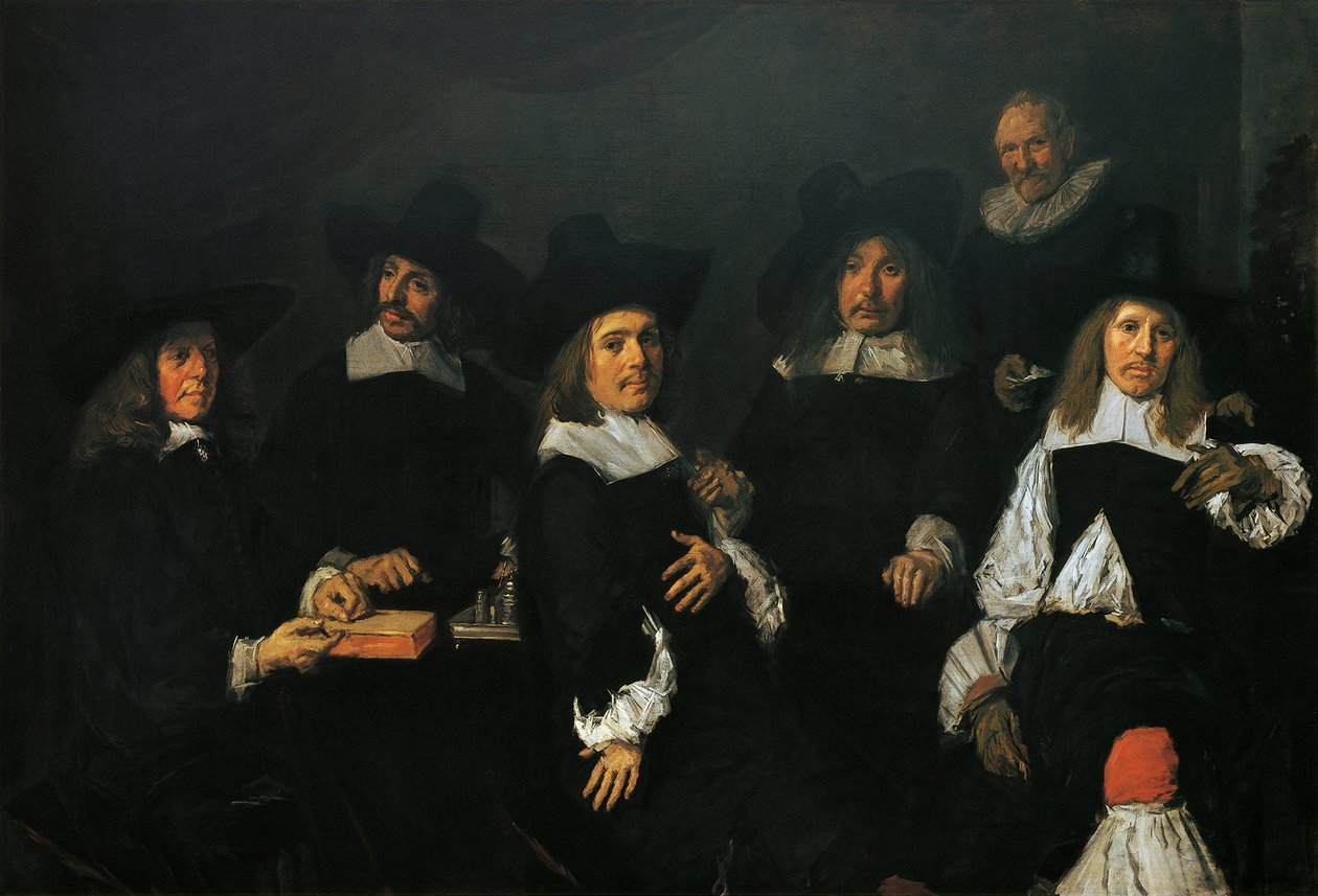 Regentowie przytułku starców w Harlemie autorstwa Frans Hals