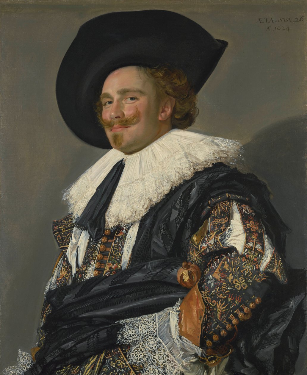 Śmiejący się kawaler autorstwa Frans Hals