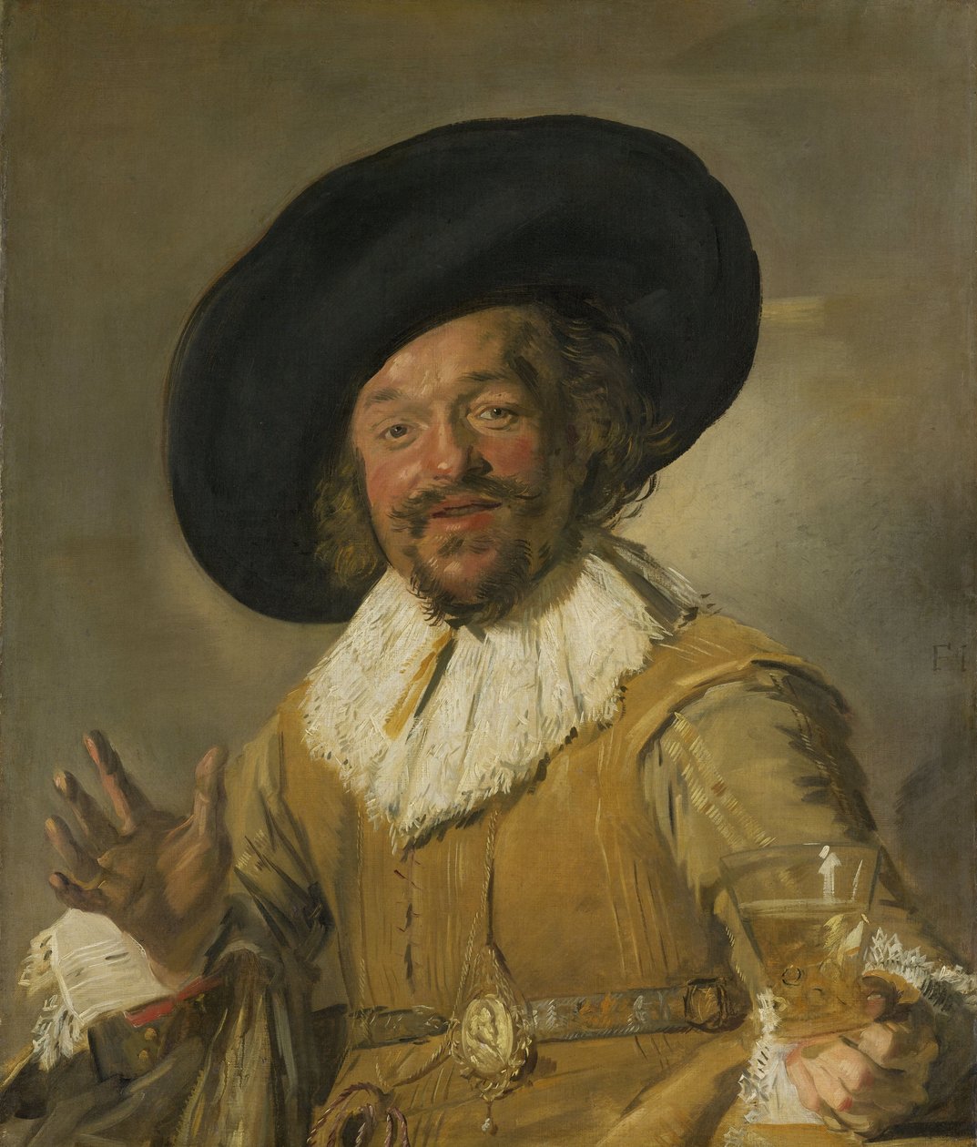 Wesoły pijący autorstwa Frans Hals