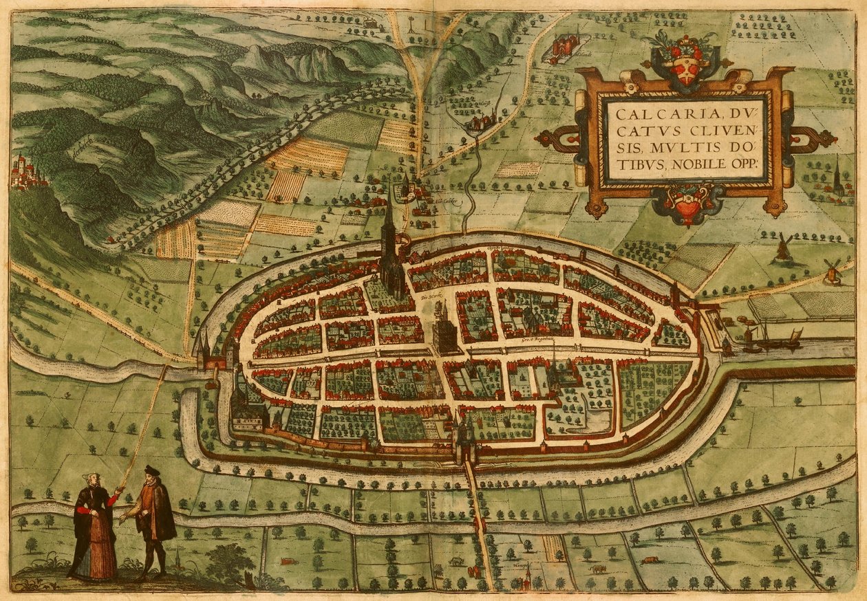 Kalkar Braun Hogenberg 1575 autorstwa Frans Hogenberg