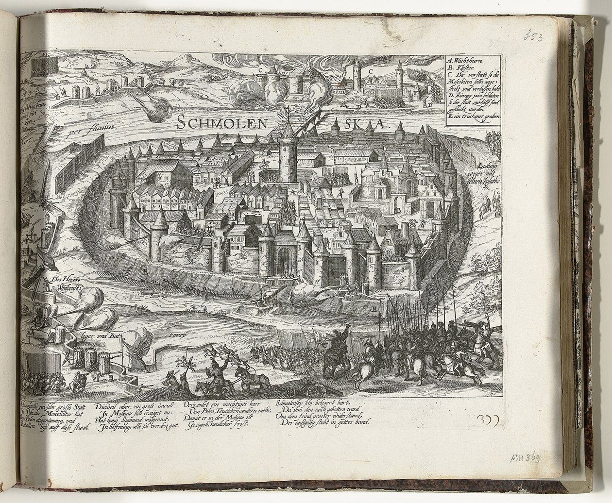 Oblężenie Smoleńska, 1609-1611, 1612 autorstwa Frans Hogenberg