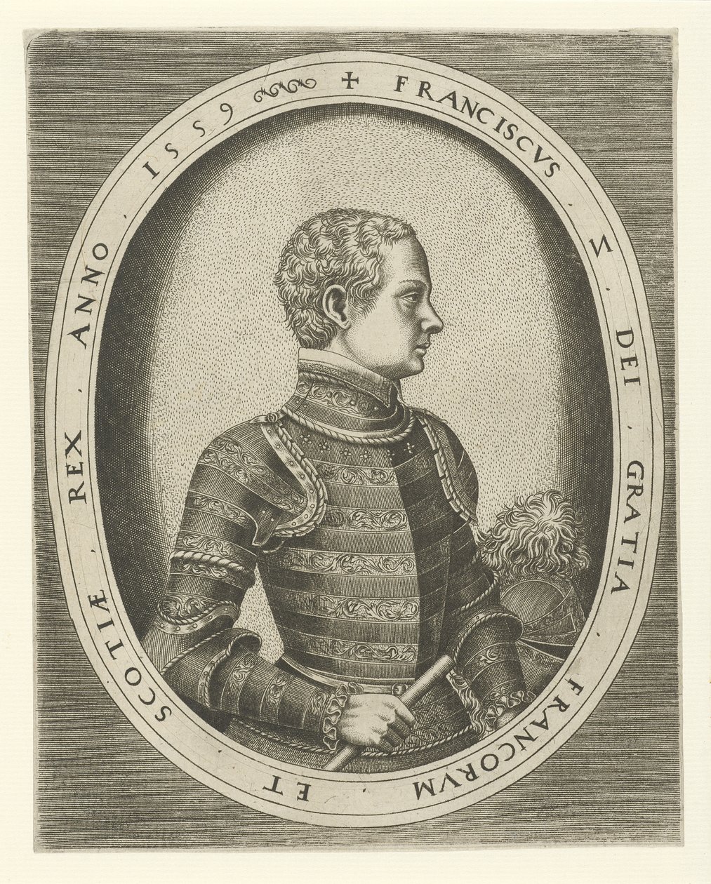 Portret Franciszka II z Francji 1544-1560, 1559 autorstwa Frans Huys