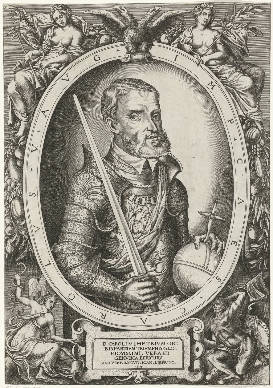 Portret Karola V Habsburga autorstwa Frans Huys