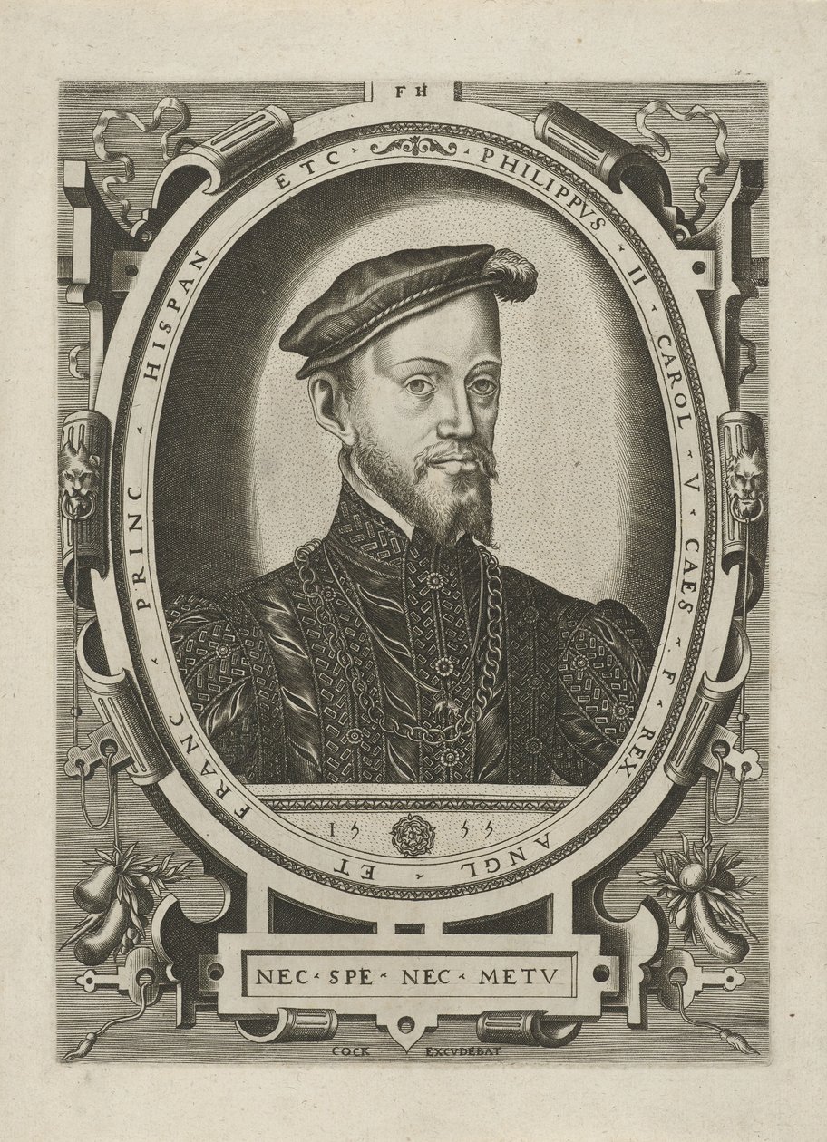 Portret króla Hiszpanii Filipa II autorstwa Frans Huys
