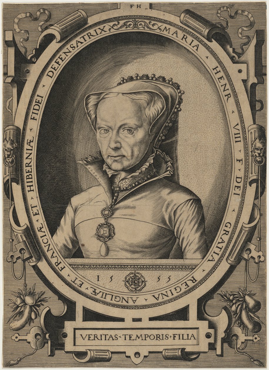 Królowa Maria Angielska autorstwa Frans Huys